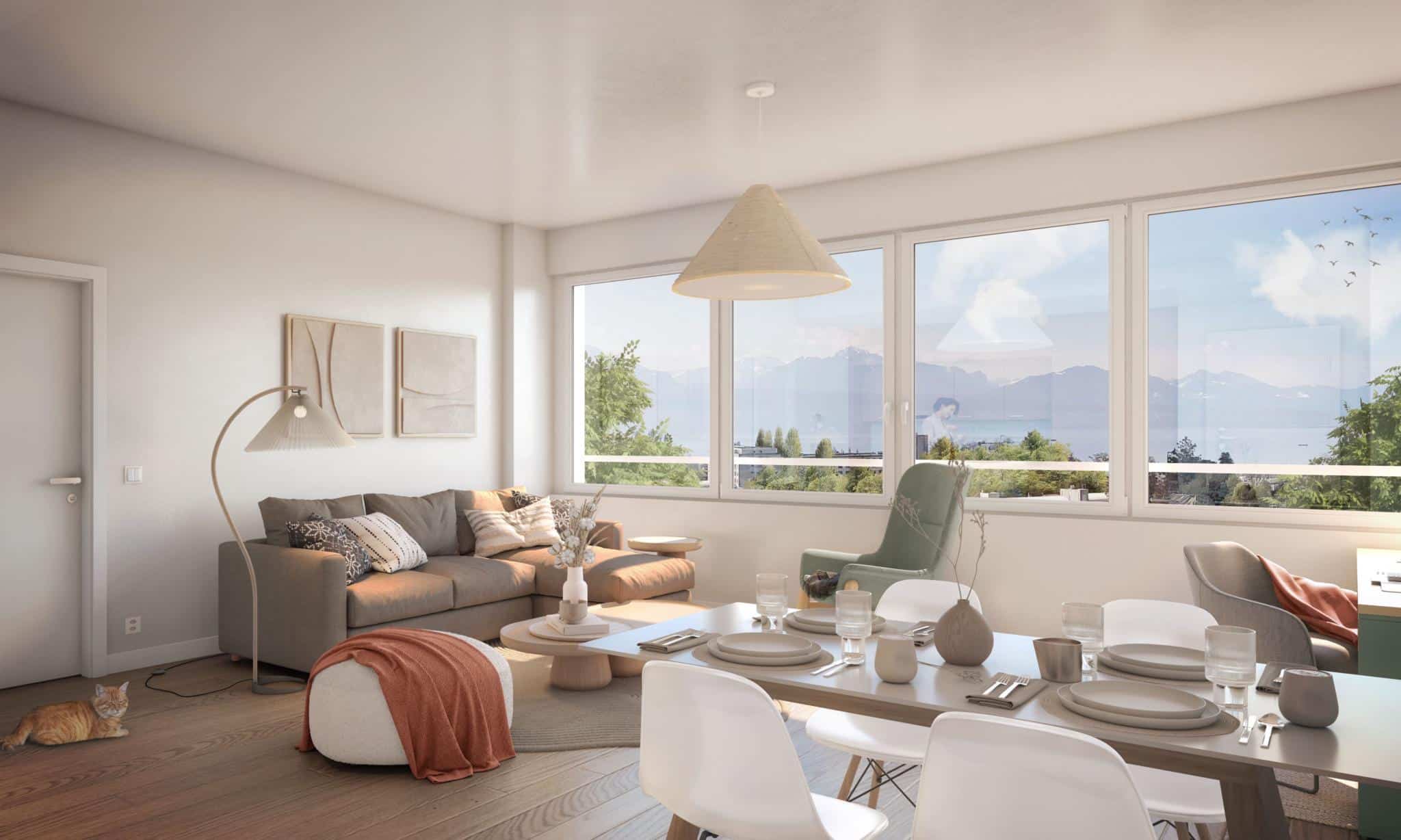 Appartement 3,5p, 71 m2 en vente à CHF 705'000.-
