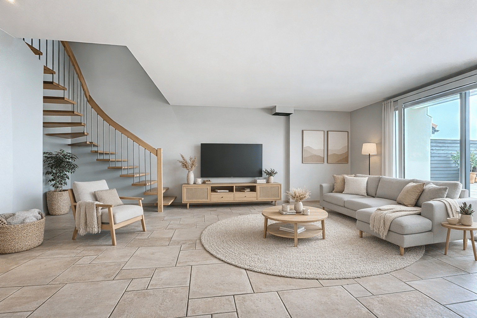Magnifique Triplex avec volumes et vue - disponible de suite