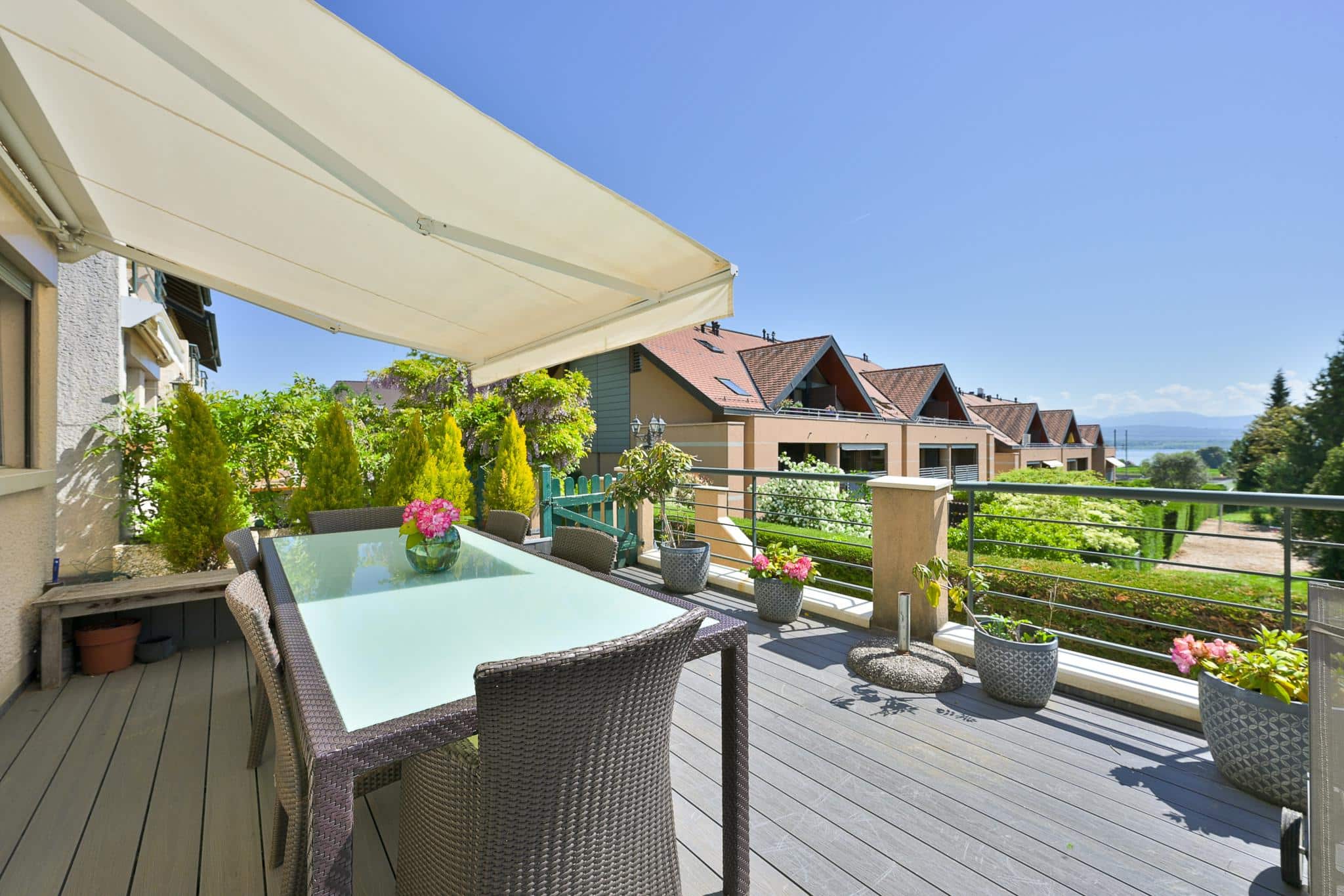 Villa mitoyenne vue lac au cœur de Founex